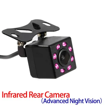 SINOVCLE Inversa de la Cámara del Rearview del Coche de Visión Nocturna por Infrarrojos Kit Con Led 4/8 LED de la Versión de Copia de seguridad de la prenda Impermeable HD Imagen