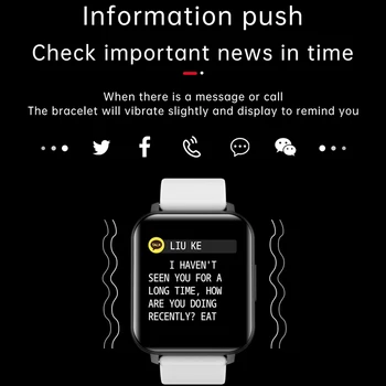 Smart Conectado Reloj de Mujer-Hombre Relojes de la prenda Impermeable del Deporte de Smart Pulsera de Fitness Tracker de la Frecuencia Cardíaca Smartwatches Para Android IOS
