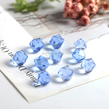 Solo los Agujeros de Diamante Facetado Perlas Ronda Suelta Perlas de BRICOLAJE Para la Pendiente de la piedra preciosa de Accesorios