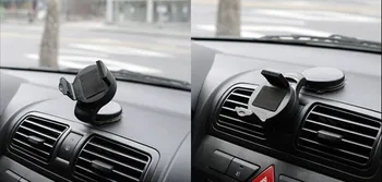 Soporte para coche Universal de 360 Grados soporte de Coche del Parabrisas de la Cuna Soporte Para Teléfono iPhone Samsung Envío Libre 100pcs/lot