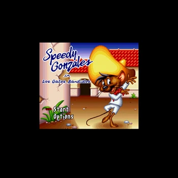 Speedy Gonzales - Los Gatos Bandidos Versión NTSC 16 Bits 46 Pin Gris Grande de la Tarjeta de Juego De Juego de los Jugadores de estados UNIDOS