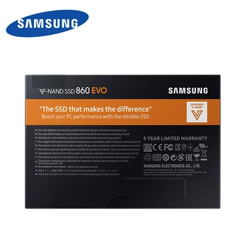 SSD SAMSUNG 860 EVO Unidad de Estado Sólido de 500 gb Para Portátil Disco Duro Interno de 250 gb/1 TB ssd Msata NAND SSD Portátil Unidad de disco Duro SSD