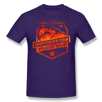 Stardew Valley Farm Pelícano de la Ciudad Juego de Camisetas para los Hombres del Aventurero de Guild Divertida camiseta con cuello redondo de Algodón T Camisa de 2020