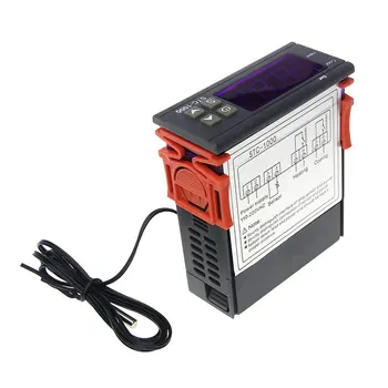 Stc-1000 Doble Salida De Relé Led Controlador De Temperatura Digital Termostato Refrigeración Del Termostato Para Calefacción
