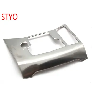 STYO Coche Interior de acero inoxidable Cambio de marcha de la Caja de la Cubierta del Panel de ajuste Para el RHD Mazdas CX-5 CX5 2017 2018