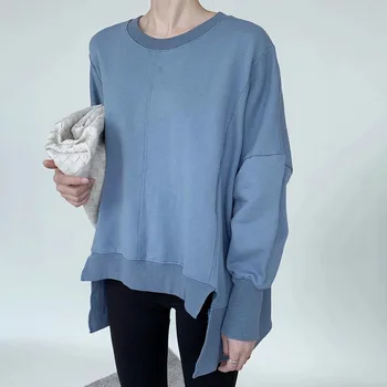 Sudadera Con Capucha Sweatershirt Las Mujeres De Moda Casual 2020 Blanco Suelto De Mujer Con Capucha Otoño Japón Corea De Gran Tamaño Tops, Sudaderas Kpop Pullover