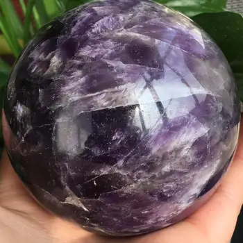 Sueño Natural de amatista de la Esfera de Bolas de piedras preciosas de Curación 7.5-8 cm