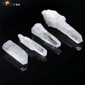 Sunligoo Indefinido Irregular Natural de Cuarzo Cristal de Roca de Cuarzo Piedras de Decoración de Cristal de Cuarzo Puntos de Fragmentos de 10-30mm/20-40mm