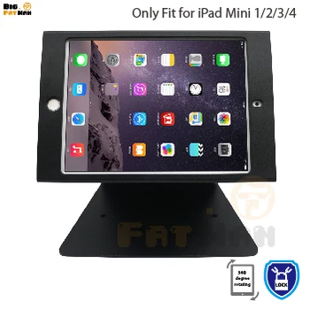Tablet pc soporte para iPad mini 1 2 3 4 titular de seguridad de escritorio titular de soporte para kiosco POS seguro con bloqueo de la tienda de exhibición de ayuda