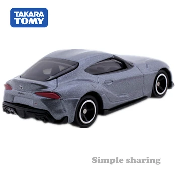 Takara Tomy Tomica Nº 117 de Toyota GR Supra de Plata de la Primera Edición de la Escala 1/60 Coche Juguetes de Niños de Vehículos de Motor Modelo del Metal Fundido a presión