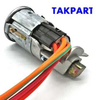 TAKPART Nueva Cerradura de Encendido Interruptor de Barril + 2 Teclas Para RENAULT 1998-2005 /CLIO /MK2 /MEGANE /SCENIC