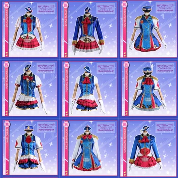 Tamaño personalizado Lovelive sol Aqours Feliz fiesta de tren/Riko/Mari/Kanan/Yoshiko/Ruby/Dia/Kunikida/Chika traje de cosplay vestido