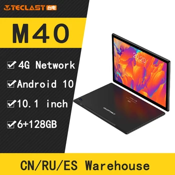 Teclast M40 4G Llamada de Teléfono Tabletas Octa Core Android 10 UNISOC T618 GPS 10.1 pulgadas IPS 1920 x 1200 6 gb de RAM, 128GB de RAM de la pc de la Tableta
