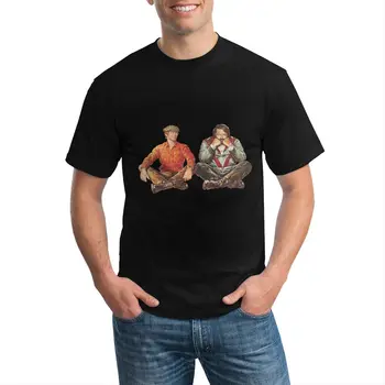 Terence Hill, Bud Spencer Impresión de camiseta Casual de Algodón de corto Corto O-cuello de la Cn(origen) Peinada