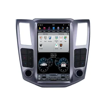 Tesla Radio Android 9.0 4+64GB Coche Reproductor Multimedia de Navegación GPS Para Lexus RX300 RX350 RX400 2004-2007 Jefe de la Unidad de Radio, Estéreo
