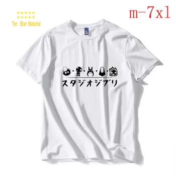 Totoro Studio Ghibli Anime Lindo Camiseta de las Mujeres de Miyazaki Hayao Kawaii T-shirt Gráfico de los años 90 de la Camiseta de la camisa grande de tamaño más