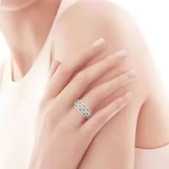 TR528 anillo para las mujeres 925 de plata de diseño de amor de la Boda de Compromiso de la Joyería