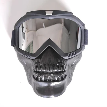 Táctica de la Máscara de la Motocicleta Gafas a prueba de viento Ojos Protector de Paintball al aire libre de Airsoft Elementos