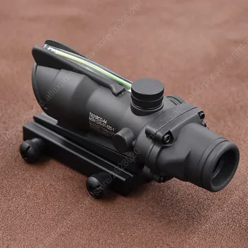 Táctica Trijicon ACOG Estilo 1x32 Red Dot Sight Verde de la Fibra Óptica Rifle Alcance Para Picatinny Rail M2284