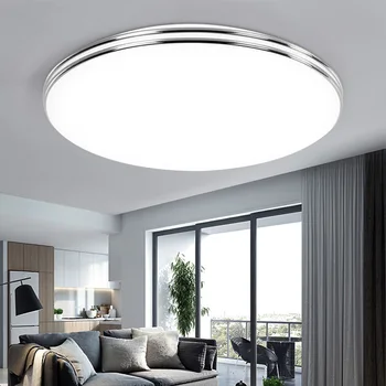 Ultra Delgada LED de Luz de Techo Luz del Panel del 12 18 24 36 72 de la Superficie Moderno para la sala de baño lámpara de techo de Casa de Iluminación de la Cocina
