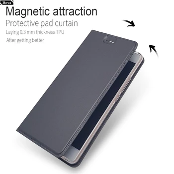 Ultra-delgada protectora shell de la caja del teléfono de Huawei P9/ P9 Lite magnético de adsorción caso para Huawei P9 Lite 2017 capa fundas coque