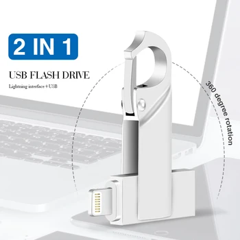 Unidad Flash 8GB 16GB 32GB 64GB 128GB 256GB Para iPad iPhone PenDrive USB Memory Stick