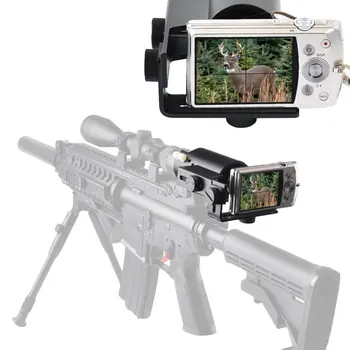 Universal de Teléfono de la Lente titular Rifle Alcance del Adaptador de SmartphoneSmart Disparar Montura para Cámara Compacta Casio, Sony Canon Nikon