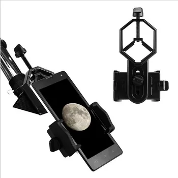 Universal del Teléfono Celular Adaptador Clip de Montaje Binocular y Monocular telescopio Telescopio de Teléfono de Soporte del Ocular D: 25-48 mm