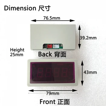 US208MA digital de flujo medidor de flujo alarmer y USC-HS21TA sensor de flujo Portátil de la Pantalla y la fuente de Alimentación de tensión 1-30 l/min