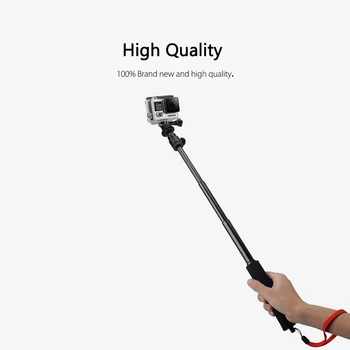Vamson para Gopro Accesorios Esponja Poste Extensible Selfie Stick Monopod del Trípode para la Go pro Hero 7 6 5 4 para SJCAM para Yi Cámara