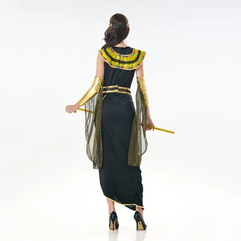 VASHEJIANG Sexy Medieval Egipcia Cleopatra Disfraz de Reina Del Nilo Cosplay para las Señoras de las Mujeres de Disfraces de Halloween disfraces