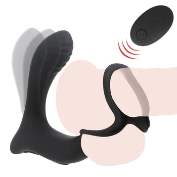 VATINE la Próstata Masculina Masaje Vibrador de Silicona de Juguetes Sexuales Para los Hombres Plug Anal Retrasar la Eyaculación Estimulador de Próstata Butt Plug