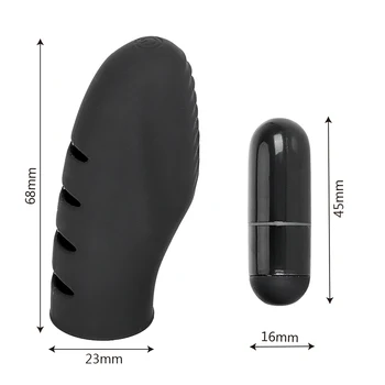 VATINE Mini Dedo Vibrador Adulta de los Juguetes Sexuales para Mujeres Estimulador de Clítoris Impermeable G-spot Vibrador Masajeador la Estimulación de la Vagina