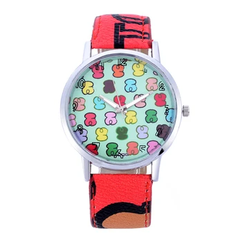 Venta caliente Nueva Moda de los Relojes de la Marca de las Mujeres de Cuero de Cuarzo reloj de Pulsera de Reloj de las señoras relojes Feminino relojes de las mujeres reloj mujer
