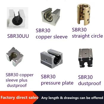Venta directa de cobre manga/recto redondo de cobre y la manga a prueba de polvo/de la placa de presión/a prueba de polvo regulador de rodamiento SBR25