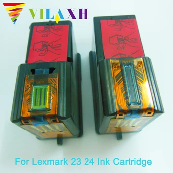 Vilaxh Compatible 23 24 Cartucho de Tinta Para Lexmark X3530 X3550 X4550 X4530 Z1420 impresora