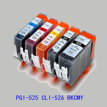 Vilaxh PGI 525 CLI 526 compatible cartucho de tinta para canon PIXMA M5150 MG5250 MG5350 MG6150 MG6250 IP4850 Impresora de tinta llena