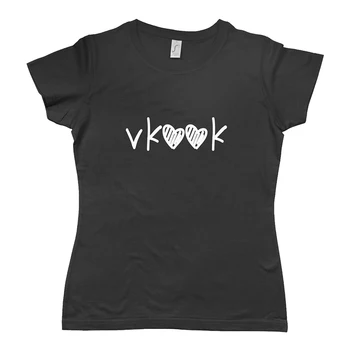 Vkook Taekook T-Shirt De Las Mujeres Jungkook V Taehyung Kookie Mercancía De La Ropa Hoseok Coreana De Ropa De Nave De La Gota