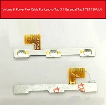 Volumen y Botón de encendido Cable Flex Para Lenovo TB3-710F 710L 710i Interruptor On/off de Control de Potencia Cable Flex de Botón de Reemplazo de la Reparación