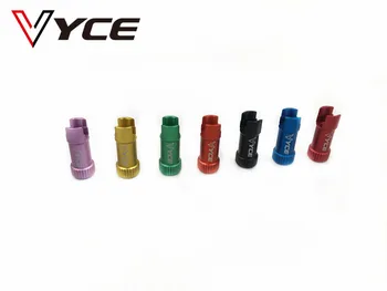 VYCE bicicleta multi-función de aleación de aluminio de la válvula de la herramienta de patentes de bayoneta desmontaje de vacío de la válvula de aire es adecuado para bayoneta calibe