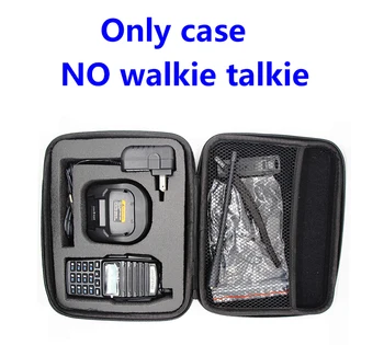 Walkie talkie Dos accesorios de Radio de Manera Caso para BAOFENG UV-82 uv 82 UV-8D de la rentabilidad de la caza de la bolsa de viaje de Llevar el Bolso de la Caja de Almacenamiento