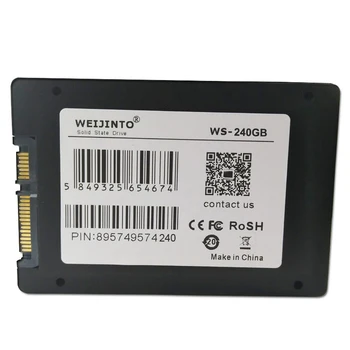 WEIJINTO SSD de 240gb de 120 gb 60 GB 32 GB de disco duro la unidad de disco de estado sólido de 2.5 sata interno y SSD de Sata a USB 3.0 adaptador de HDD
