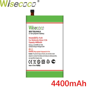 Wisecoco FL40 4400mAh Para Motorola Moto X jugar 3A Doble XT1543 XT1544 XT1560 XT1561 XT1562 XT1563 XT1565