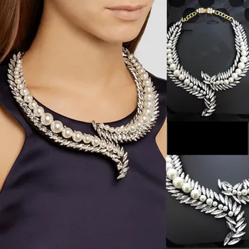 X246 perla grandes de la marca nueva de 2016 de la joyería collares collier femme bisutería joyas de mujer sin cuello collares para las mujeres accesorios