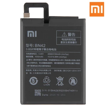 Xiao Mi Original BN42 Batería Para Xiaomi Redmi 4 Hongmi4 Redmi4 versión estándar Genuino Teléfono de Reemplazo de la Batería de 4000mAh+ Herramienta