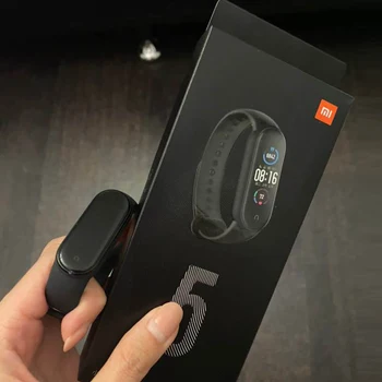 Xiaomi Mi Band 5 Smart Pulsera De Bluetooth De Los Deportes De La Aptitud Impermeable Banda Inteligente, Mi Banda De 5 Versión Global De La Frecuencia Cardíaca Sueño Monitor