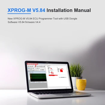 Xprog V5.84 ECU Programador Profesional XProg M Con Todos Adaptador de Xprog V5.55 EWS3 adaptador adaptador de EEPROM