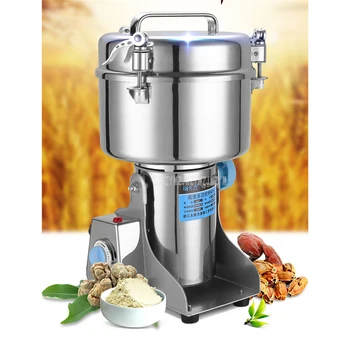 YB-2500A 2500g 4200W de Acero Inoxidable a base de Hierbas Secas de Alimentos de la Máquina Amoladora de Especias Cereales Trituradora Eléctrica Molino de la Amoladora de la Herramienta de Cocina