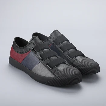 YITU 2020 Hombres de la Moda Vulcanizado Zapatos Primavera/Otoño Diseñador de Zapatillas de deporte Transpirable Hombres Casual Zapatos de Suela Suave Cómodo Pisos