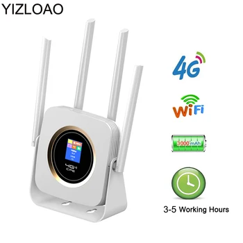 YIZLOAO 4G LTE/wi-fi/Wireless Router Plus CPE 4G Módem 3G Móvil Wan/Mini/Bolsillo/Home Hotspot Router de banda ancha Universo de la Puerta de enlace